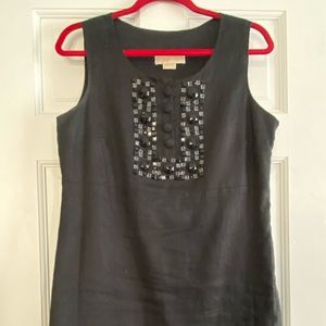 Michael Kors black linen dress